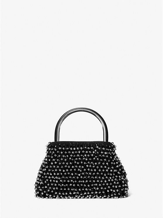 Limited-Edition Rosie Extra-Small Embellished Suede Shoulder Bag | Michael Kors 30S3SRIL0S