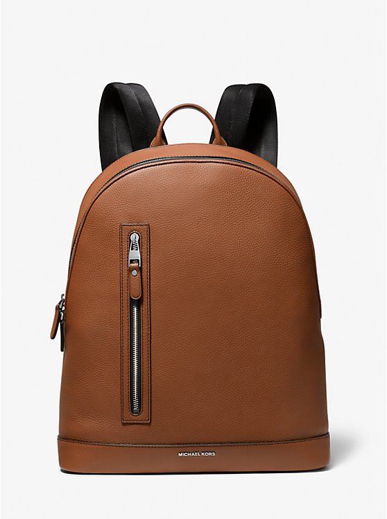 Hudson Slim Pebbled Leather Backpack | Michael Kors 33U2LHDB2L