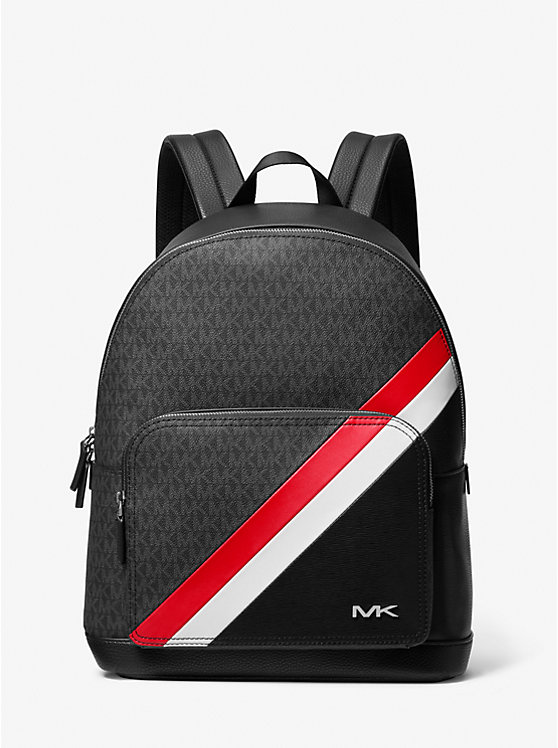 Cooper Logo Stripe and Faux Leather Backpack | Michael Kors 37F3COLB2U_1814