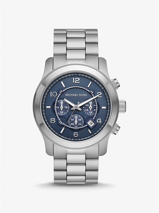 Oversized Runway Silver-Tone Watch | Michael Kors MK9105